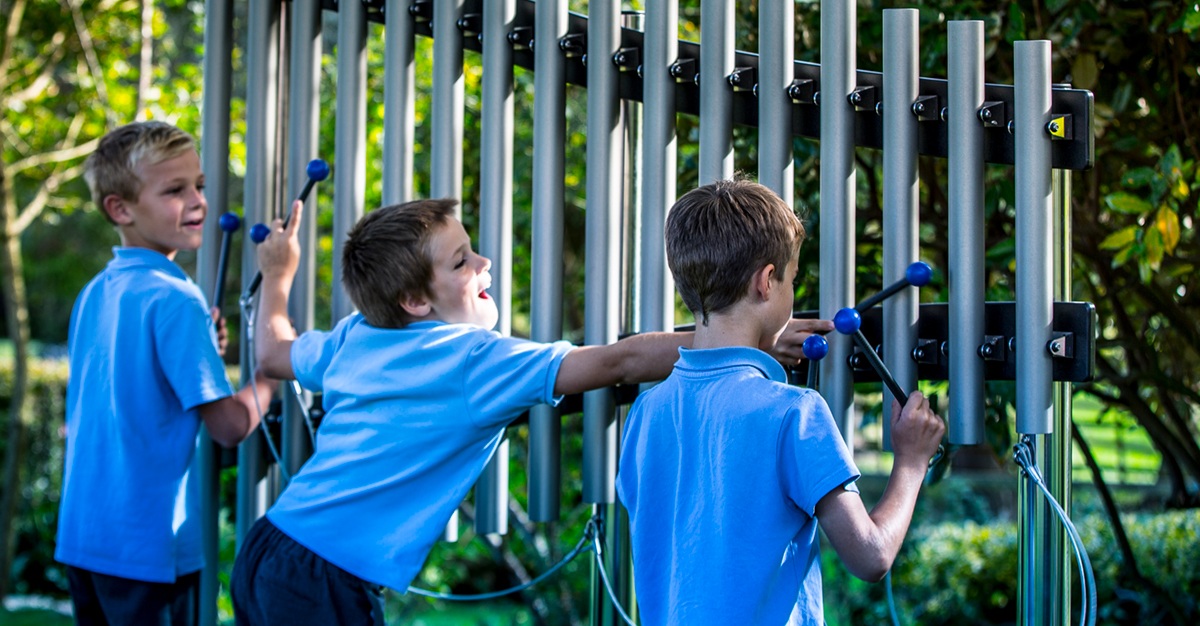 Outdoor musical instruments